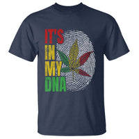 Funny Jamaica Rasta Cannabis Weed T Shirt Its In My DNA - Wonder Print Shop