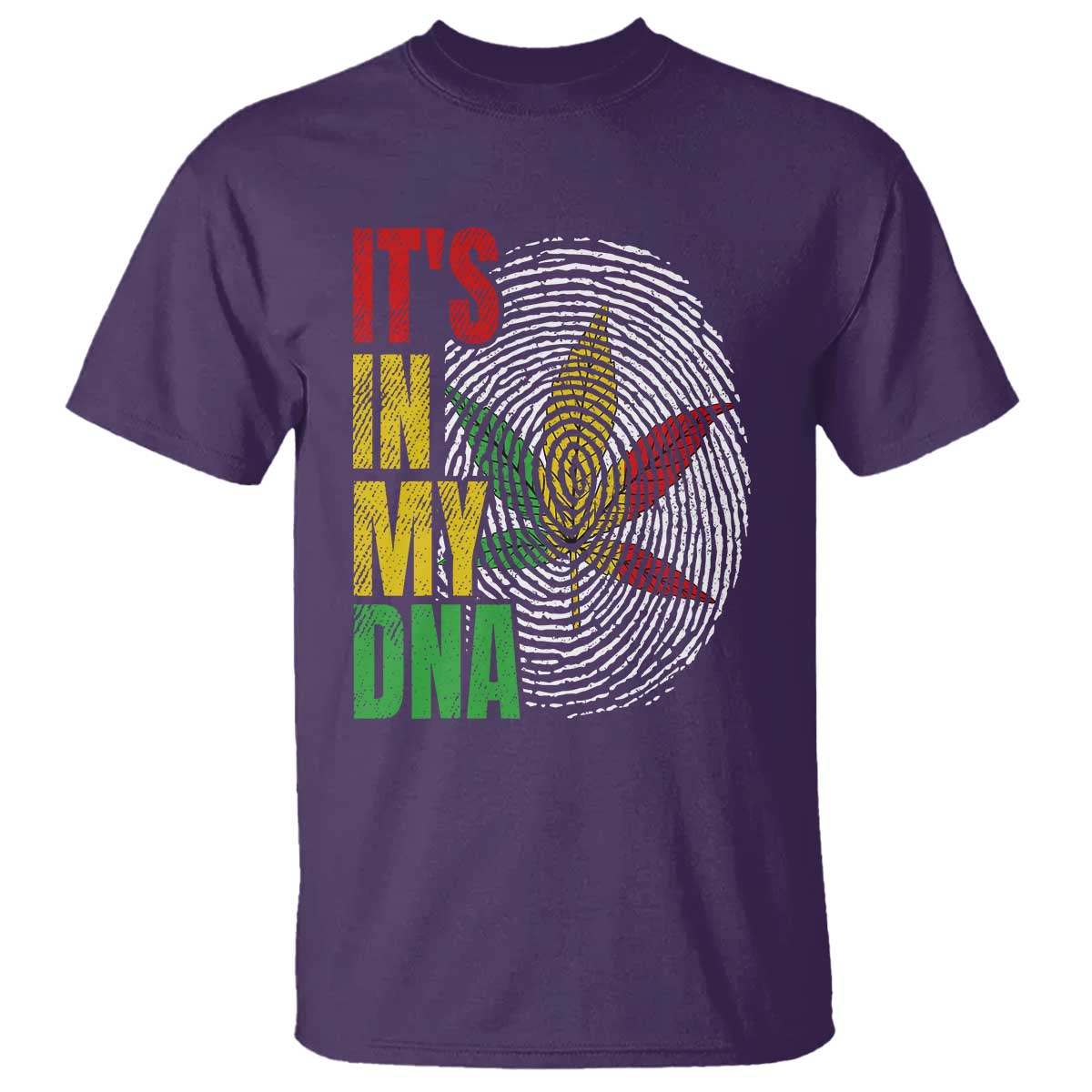 Funny Jamaica Rasta Cannabis Weed T Shirt Its In My DNA - Wonder Print Shop