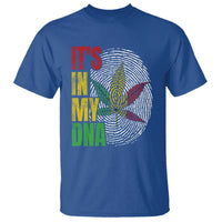 Funny Jamaica Rasta Cannabis Weed T Shirt Its In My DNA - Wonder Print Shop