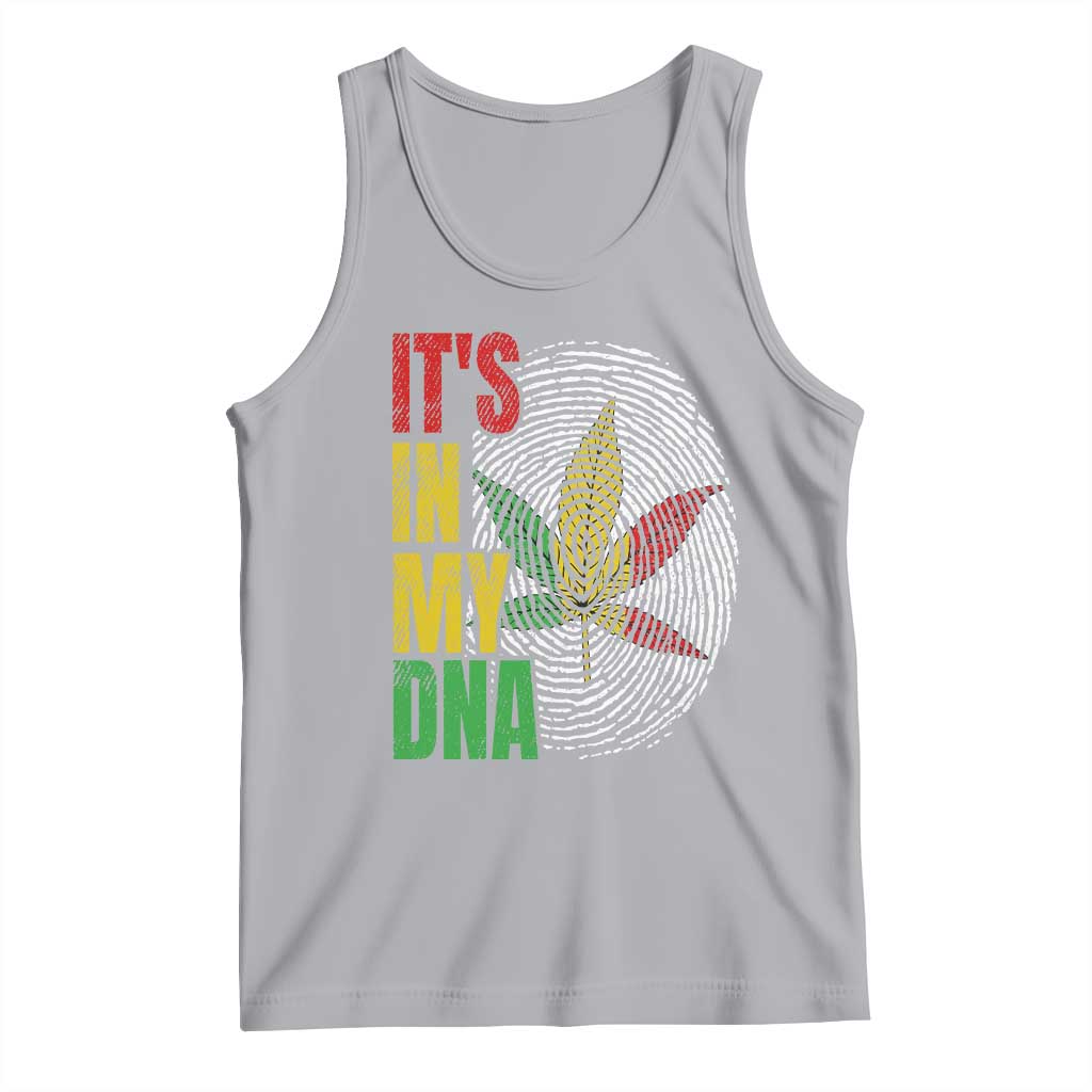Funny Jamaica Rasta Cannabis Weed Tank Top Its In My DNA - Wonder Print Shop