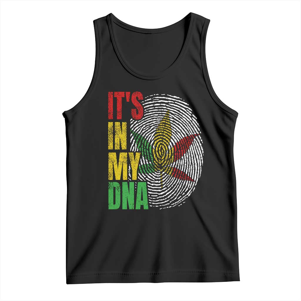 Funny Jamaica Rasta Cannabis Weed Tank Top Its In My DNA - Wonder Print Shop