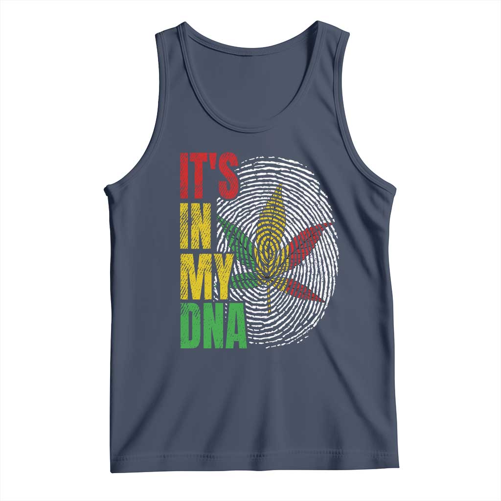 Funny Jamaica Rasta Cannabis Weed Tank Top Its In My DNA - Wonder Print Shop