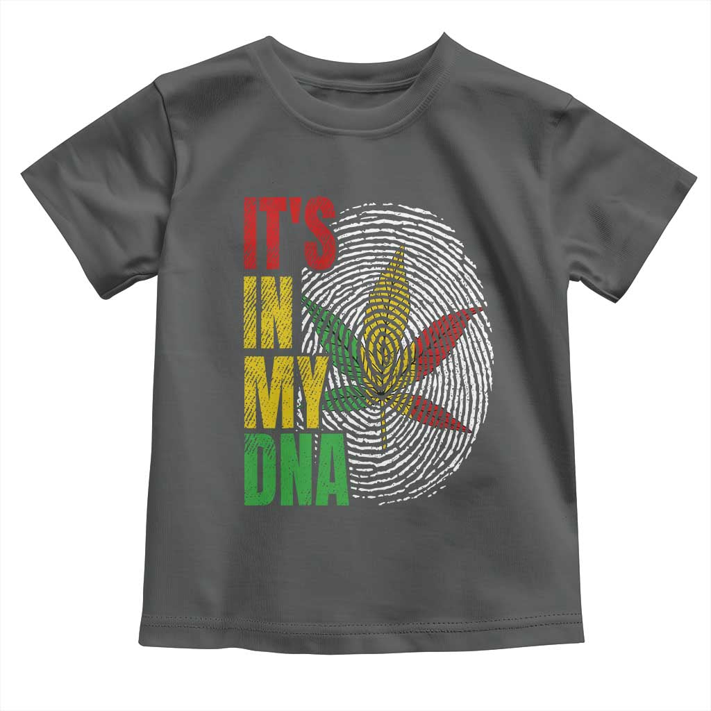 Funny Jamaica Rasta Cannabis Weed Toddler T Shirt Its In My DNA - Wonder Print Shop