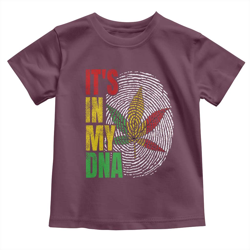 Funny Jamaica Rasta Cannabis Weed Toddler T Shirt Its In My DNA - Wonder Print Shop