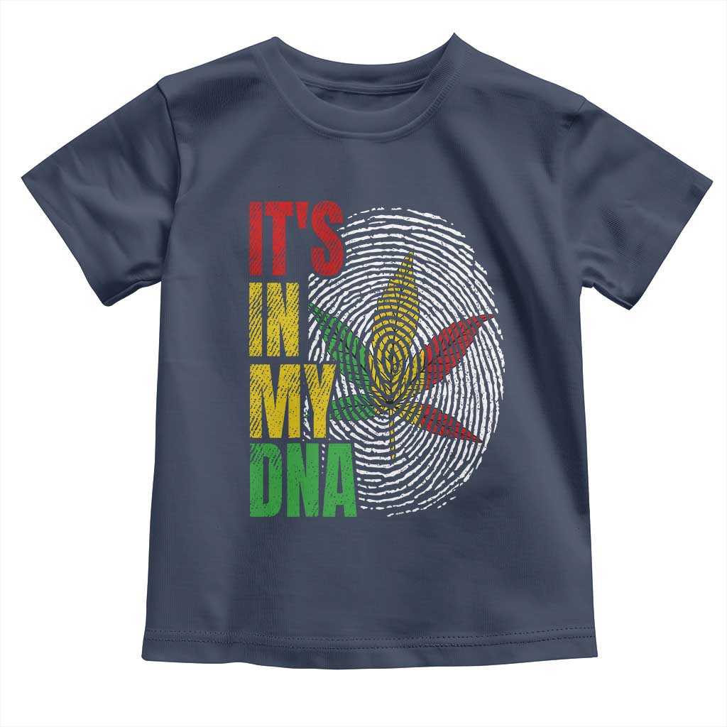 Funny Jamaica Rasta Cannabis Weed Toddler T Shirt Its In My DNA - Wonder Print Shop