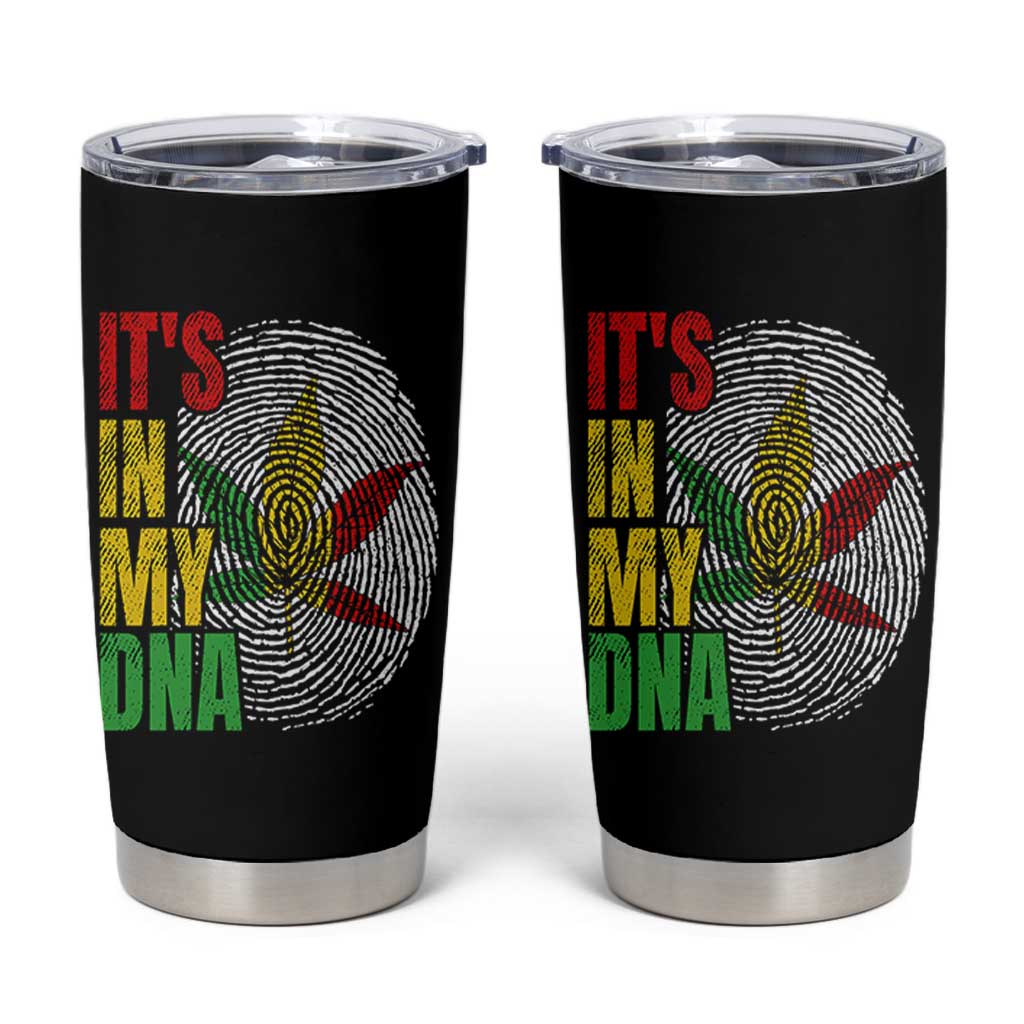 Funny Jamaica Rasta Cannabis Weed Tumbler Cup Its In My DNA - Wonder Print Shop