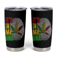 Funny Jamaica Rasta Cannabis Weed Tumbler Cup Its In My DNA - Wonder Print Shop