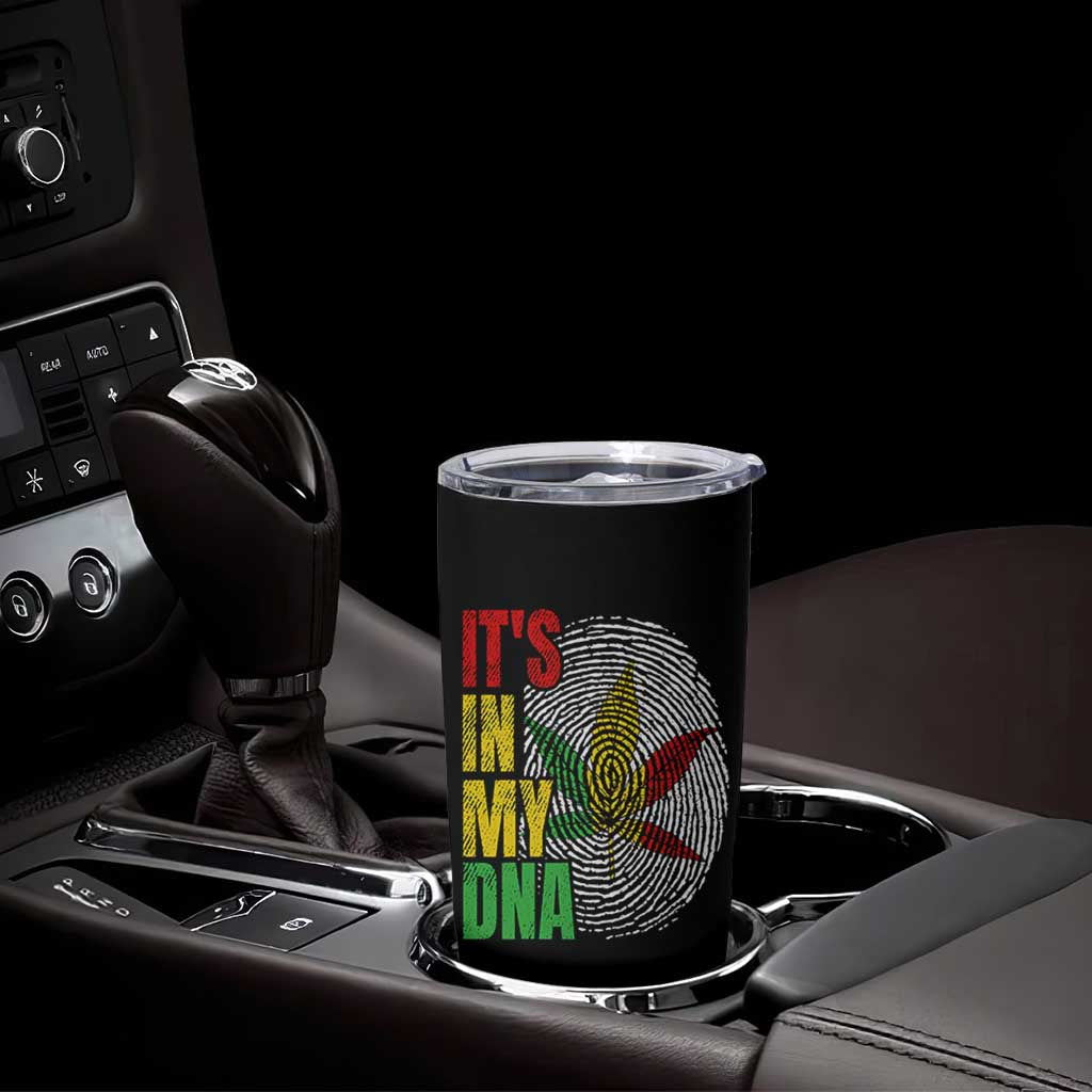 Funny Jamaica Rasta Cannabis Weed Tumbler Cup Its In My DNA - Wonder Print Shop