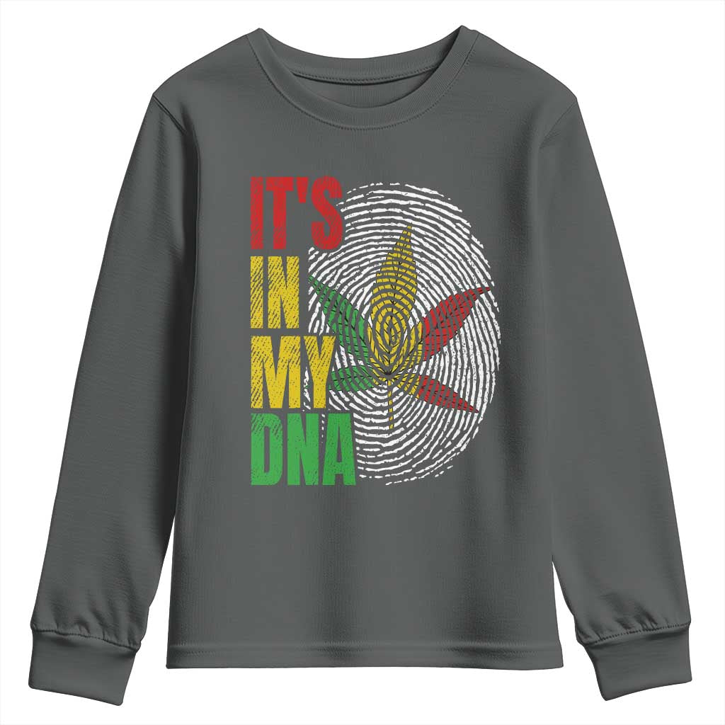Funny Jamaica Rasta Cannabis Weed Youth Sweatshirt Its In My DNA - Wonder Print Shop