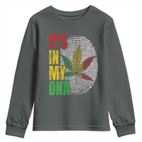 Funny Jamaica Rasta Cannabis Weed Youth Sweatshirt Its In My DNA - Wonder Print Shop