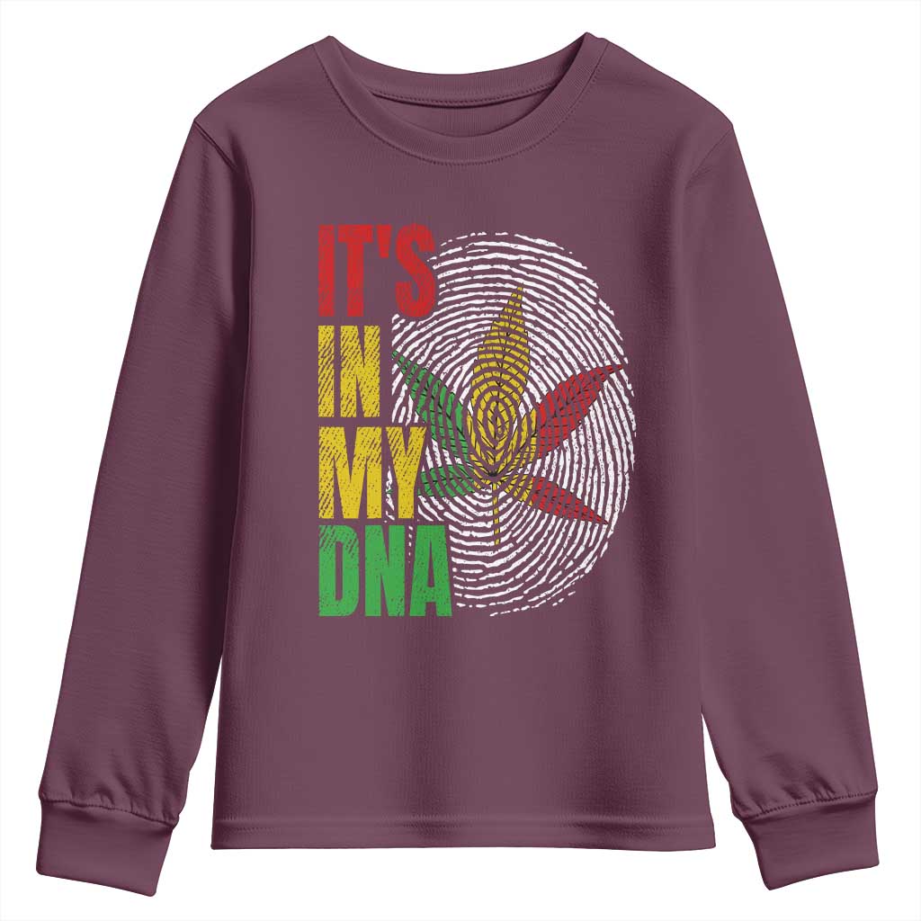 Funny Jamaica Rasta Cannabis Weed Youth Sweatshirt Its In My DNA - Wonder Print Shop