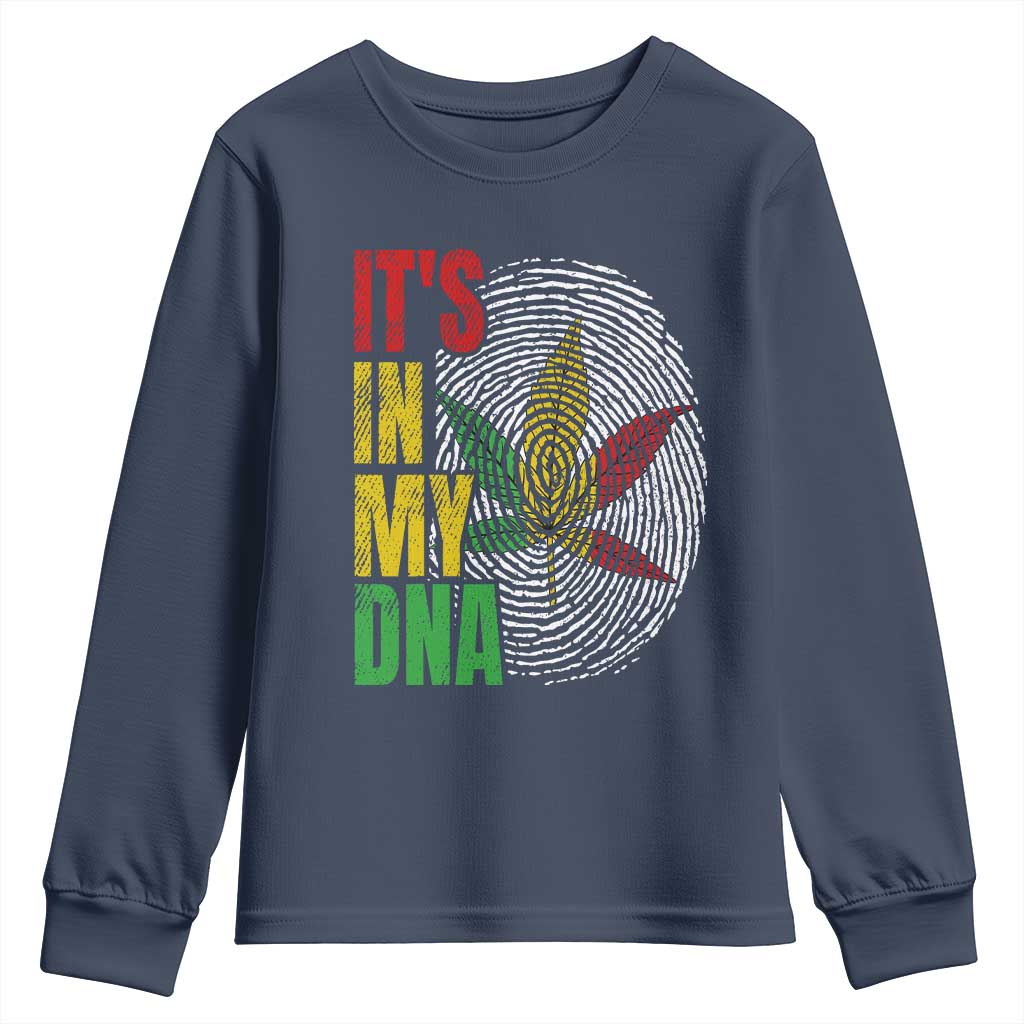 Funny Jamaica Rasta Cannabis Weed Youth Sweatshirt Its In My DNA - Wonder Print Shop