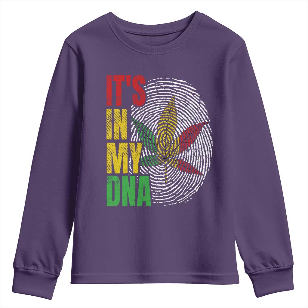 Funny Jamaica Rasta Cannabis Weed Youth Sweatshirt Its In My DNA - Wonder Print Shop