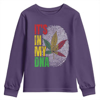 Funny Jamaica Rasta Cannabis Weed Youth Sweatshirt Its In My DNA - Wonder Print Shop