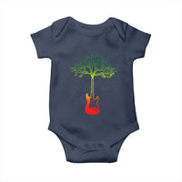 Reggae Music Guitar Rastafarian Roots Rasta Jamaican Baby Onesie - Wonder Print Shop