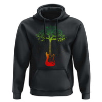 Reggae Music Guitar Rastafarian Roots Rasta Jamaican Hoodie - Wonder Print Shop