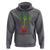 Reggae Music Guitar Rastafarian Roots Rasta Jamaican Hoodie - Wonder Print Shop