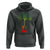 Reggae Music Guitar Rastafarian Roots Rasta Jamaican Hoodie - Wonder Print Shop