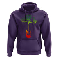 Reggae Music Guitar Rastafarian Roots Rasta Jamaican Hoodie - Wonder Print Shop