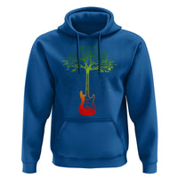 Reggae Music Guitar Rastafarian Roots Rasta Jamaican Hoodie - Wonder Print Shop
