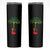 Reggae Music Guitar Rastafarian Roots Rasta Jamaican Skinny Tumbler - Wonder Print Shop