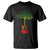 Reggae Music Guitar Rastafarian Roots Rasta Jamaican T Shirt - Wonder Print Shop