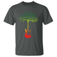 Reggae Music Guitar Rastafarian Roots Rasta Jamaican T Shirt - Wonder Print Shop