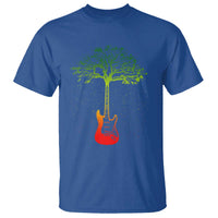 Reggae Music Guitar Rastafarian Roots Rasta Jamaican T Shirt - Wonder Print Shop