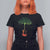 Reggae Music Guitar Rastafarian Roots Rasta Jamaican T Shirt For Women - Wonder Print Shop