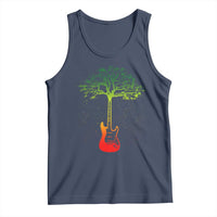 Reggae Music Guitar Rastafarian Roots Rasta Jamaican Tank Top - Wonder Print Shop
