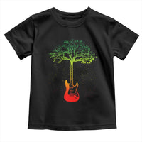 Reggae Music Guitar Rastafarian Roots Rasta Jamaican Toddler T Shirt - Wonder Print Shop