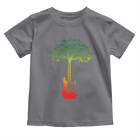 Reggae Music Guitar Rastafarian Roots Rasta Jamaican Toddler T Shirt - Wonder Print Shop