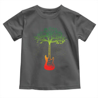 Reggae Music Guitar Rastafarian Roots Rasta Jamaican Toddler T Shirt - Wonder Print Shop