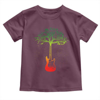 Reggae Music Guitar Rastafarian Roots Rasta Jamaican Toddler T Shirt - Wonder Print Shop