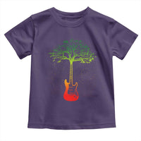 Reggae Music Guitar Rastafarian Roots Rasta Jamaican Toddler T Shirt - Wonder Print Shop