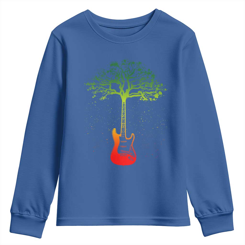 Reggae Music Guitar Rastafarian Roots Rasta Jamaican Youth Sweatshirt - Wonder Print Shop