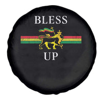 Bless Up Spare Tire Cover Rastafari Lion Of Judah Reggae Music - Wonder Print Shop