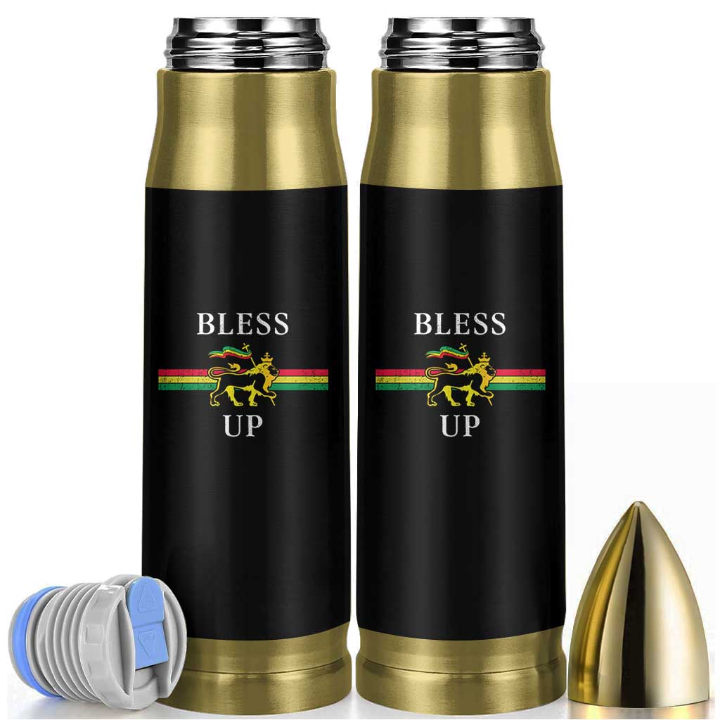 Bless Up Bullet Tumbler Rastafari Lion Of Judah Reggae Music - Wonder Print Shop