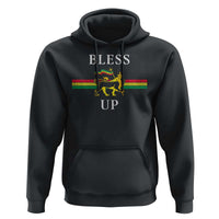 Bless Up Hoodie Rastafari Lion Of Judah Reggae Music - Wonder Print Shop