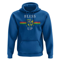 Bless Up Hoodie Rastafari Lion Of Judah Reggae Music - Wonder Print Shop