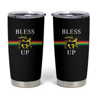 Bless Up Tumbler Cup Rastafari Lion Of Judah Reggae Music - Wonder Print Shop