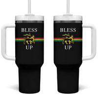 Bless Up Tumbler With Handle Rastafari Lion Of Judah Reggae Music - Wonder Print Shop