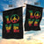 One Love Jamaica Garden Flag Reggae Music Peace Sign Rastafarian - Wonder Print Shop