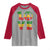 One Love Jamaica Raglan Shirt Reggae Music Peace Sign Rastafarian - Wonder Print Shop