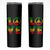 One Love Jamaica Skinny Tumbler Reggae Music Peace Sign Rastafarian - Wonder Print Shop
