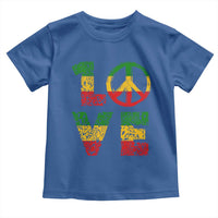 One Love Jamaica Toddler T Shirt Reggae Music Peace Sign Rastafarian - Wonder Print Shop