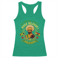 Haile Selassie Racerback Tank Top King Of Kings His Imperial Majesty Rastafari Flag - Wonder Print Shop