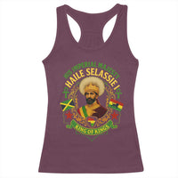 Haile Selassie Racerback Tank Top King Of Kings His Imperial Majesty Rastafari Flag - Wonder Print Shop