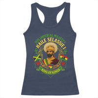Haile Selassie Racerback Tank Top King Of Kings His Imperial Majesty Rastafari Flag - Wonder Print Shop