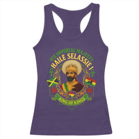 Haile Selassie Racerback Tank Top King Of Kings His Imperial Majesty Rastafari Flag - Wonder Print Shop